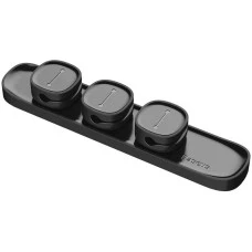 Кабельный органайзер-держатель Baseus Peas Cable Clip ACWDJ-01 (Чёрный)