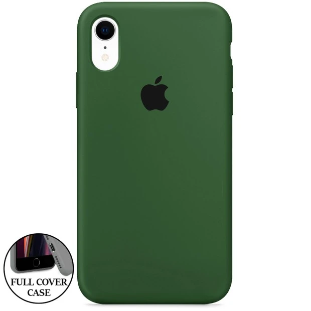 Силикон Original Round Case Apple iPhone XR (52) Olive