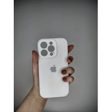 Силикон Original RoundCam Case Apple iPhone 14 Pro (06) White