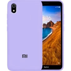Силикон Original 360 Case Logo Xiaomi Redmi 7A (Фиалковый)