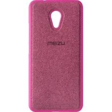 Силікон Textile Meizu M5s (Рожевий)