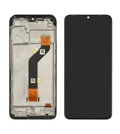 Дисплей для INFINIX Hot 20i с чёрным тачскрином и корпусной рамкой
