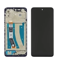 Дисплей для Motorola G32 з чорним тачскрином і корпусною рамкою.