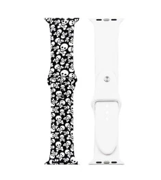 Ремешок Print Apple Watch 42 / 44mm (Skeleton 1)