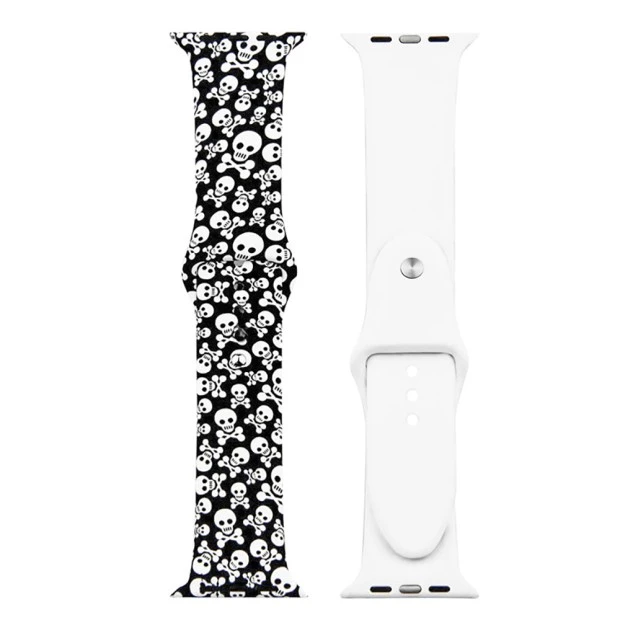 Ремешок Print Apple Watch 42 / 44mm (Skeleton 1)
