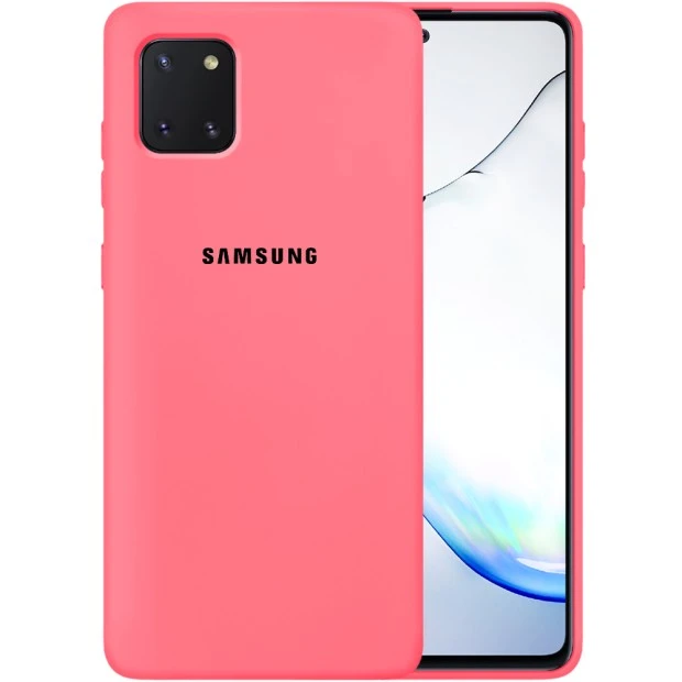 Силикон Original Case Samsung Galaxy Note 10 Lite (Клубничный)