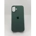 Силикон Original Round Case Apple iPhone 16 Plus (55) Blackish Green Силикон Original Round Case Apple iPhone 16 Plus (55) Blackish Green
