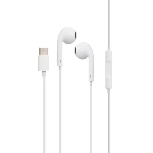 Wired earphones-headset Borofone BM27 (Type-C) (White)
