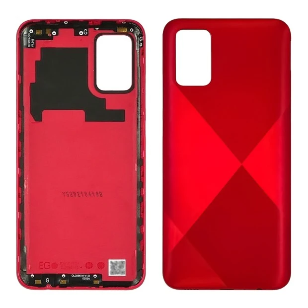 Задняя крышка для Samsung A025 Galaxy A02s (2021) красная