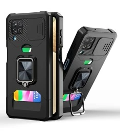 Бронь-чехол Protective Armor Case Samsung Galaxy A22 (2021) (Чёрный)