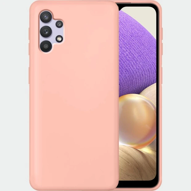 Силикон Original 360 Case Samsung Galaxy A32 (2021) (Пудровый)