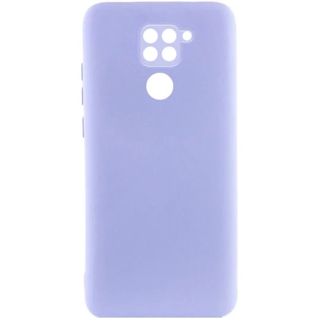 Силикон Original Xiaomi Redmi Note 9 / Redmi 10X (ShutCam) (Фиалковый)