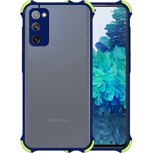 Чехол Armor Frame Samsung Galaxy S20 FE (Тёмно-синий)