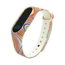 Ремешок Picture Design Xiaomi Mi Band 3 / Mi Band 4 (Полоски, Разноцветный)