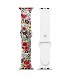 Apple Watch ремінець 42  /  44мм (Квіти 8) принт