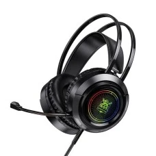 Проводные накладные наушники-гарнитура Borofone BO103 Surpass (Чёрный)