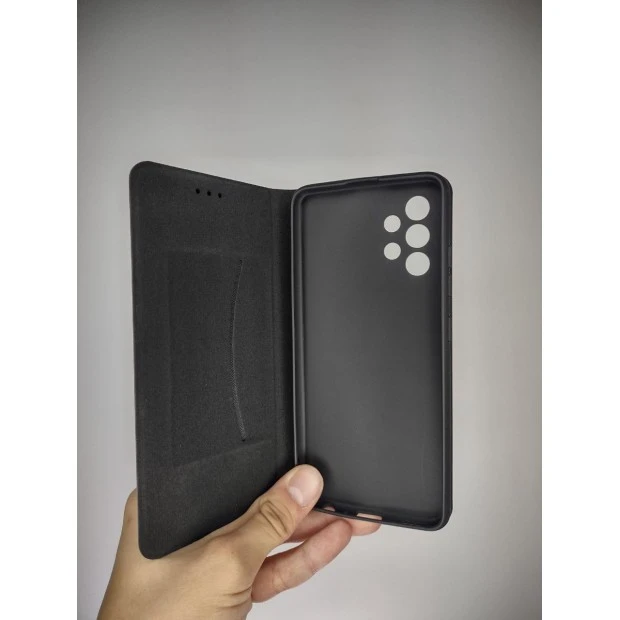 Чехол-книжка Leather Book Samsung Galaxy A32 (Чёрный)