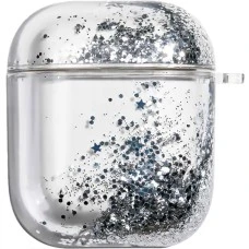 Чехол для наушников Apple AirPods Sequins (Стальной)