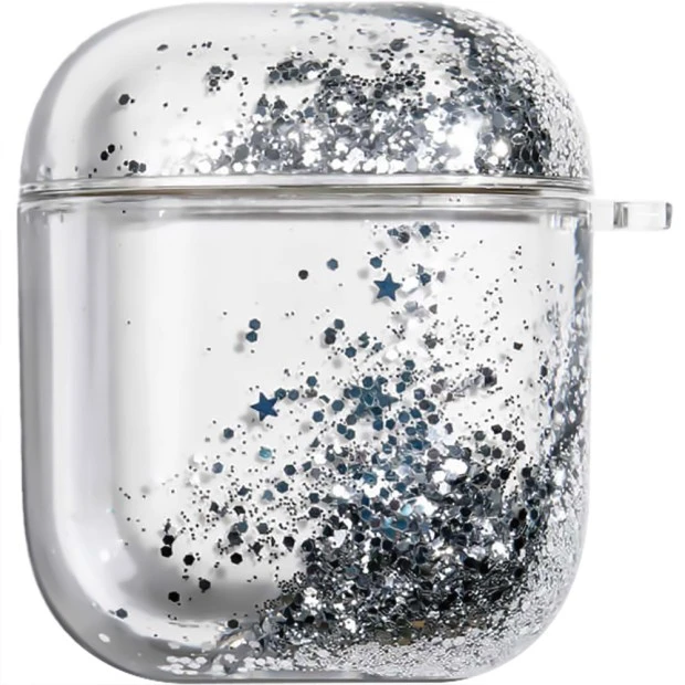 Чехол для наушников Apple AirPods Sequins (Стальной)
