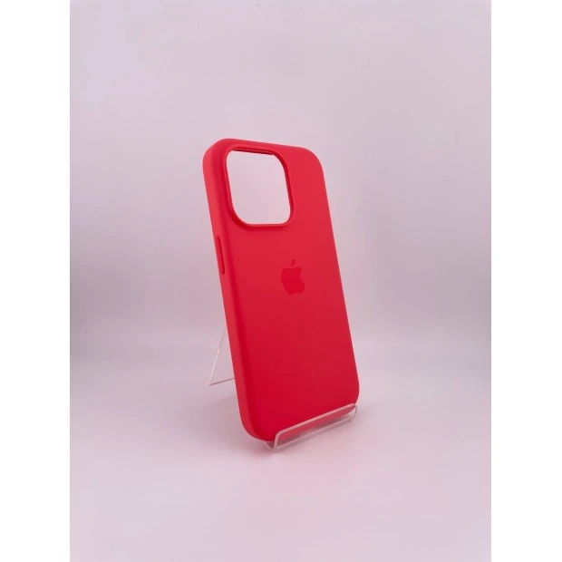 Силіконовий чохол з MagSafe для Apple iPhone 15 Pro (Гуава)