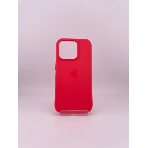 Силіконовий чохол з MagSafe для Apple iPhone 15 Pro (Гуава)