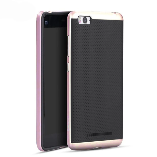 Силиконовый чехол iPaky Carbon Case Xiaomi Mi4c (Золотой)