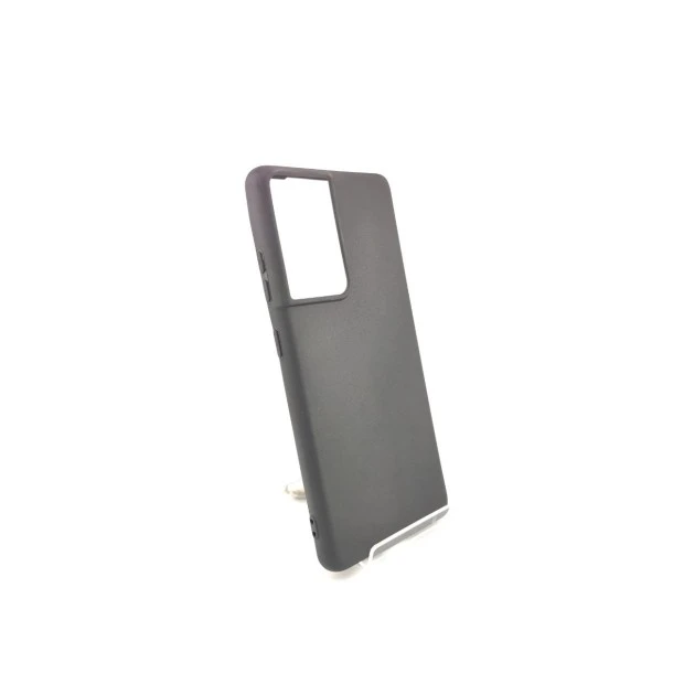 Силіконовий графітовий чохол для Samsung Galaxy S21 Ultra (чорний)