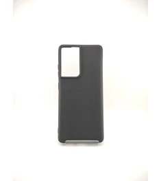 Силіконовий графітовий чохол для Samsung Galaxy S21 Ultra (чорний)