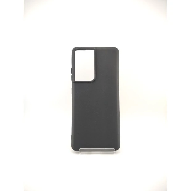 Силіконовий графітовий чохол для Samsung Galaxy S21 Ultra (чорний)