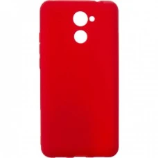 Силиконовый чехол SMTT Huawei Y7 2017 (Красный)