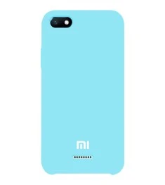 Силикон Original Case Xiaomi Redmi 6A (Голубой)