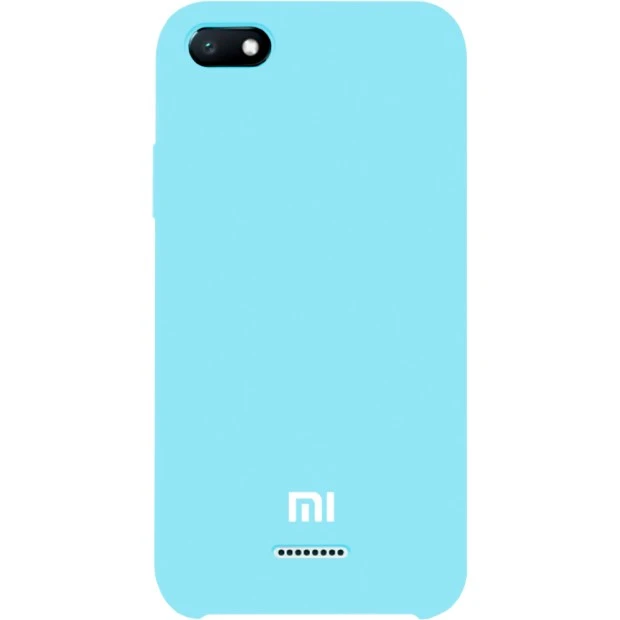 Силиконовый чехол Original Case Xiaomi Redmi 6A (Голубой)
