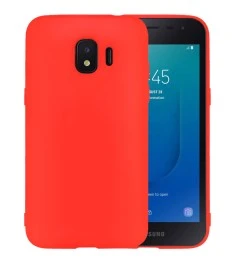 Силикон iNavi Color Samsung Galaxy J2 (2018) J250 (красный)
