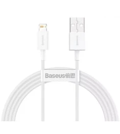USB-кабель Baseus Superior 2.4A (1.5м) (Lightning) (Білий) CALYS-B02