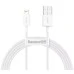 USB-кабель Baseus Superior 2.4A (1.5м) (Lightning) (Білий) CALYS-B02 USB-кабель Baseus Superior 2.4A (1.5м) (Lightning) (Білий) CALYS-B02