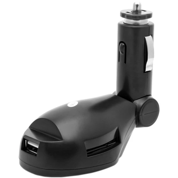 FM - модулятор Optima FM-04 (Bluetooth, MicroSD, USB, Aux) Black