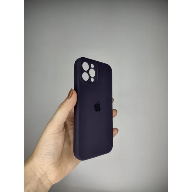 Силіконовий чохол Original RoundCam для Apple iPhone 12 Pro (Баклажан)