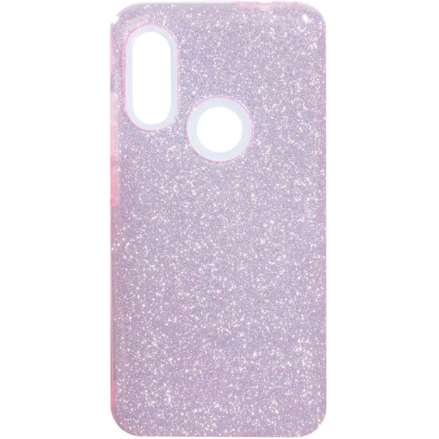 Силиконовый чехол Glitter Xiaomi Redmi 7 (Розовый)