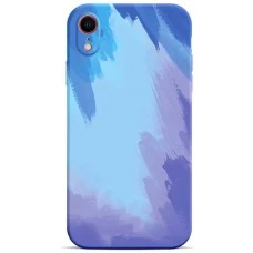Силікон WAVE Watercolor Case iPhone XR (blue)