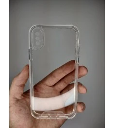 Силіконовий чохол Space Case для Apple iPhone X  /  XS (прозорий)