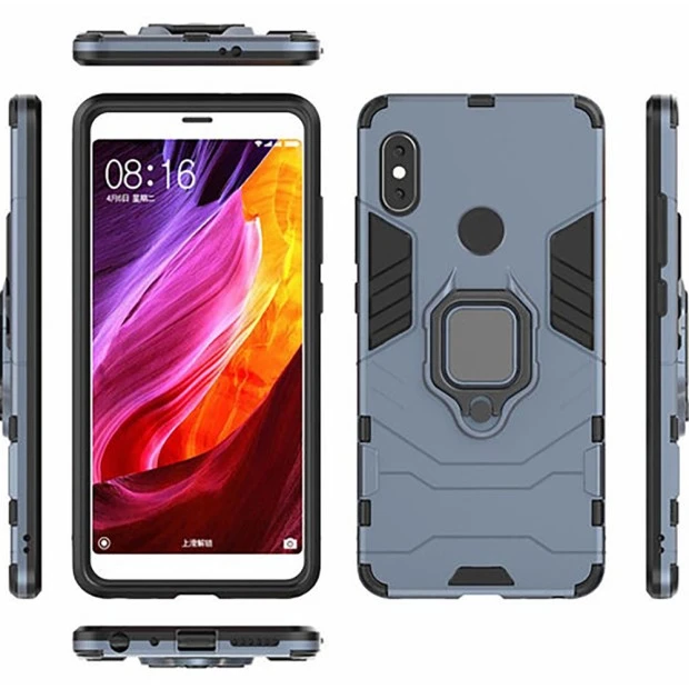 Бронь-чехол Ring Armor Case Xiaomi Redmi 5 Plus (Пыльная бирюза)