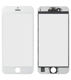 Стекло дисплея Apple iPhone 6s White + Frame + OCA (AAA)