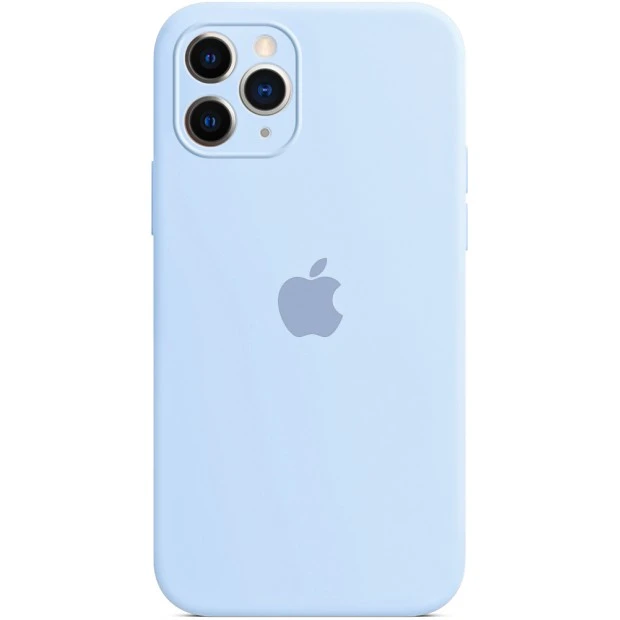Силіконовий оригінальний чохол RoundCam для Apple iPhone 11 Pro Max (15) бузковий.