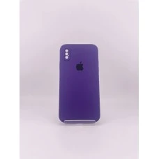 Чохол для iPhone X  /  XS Силіконовий Original Square з круглою камерою (87) Аметист