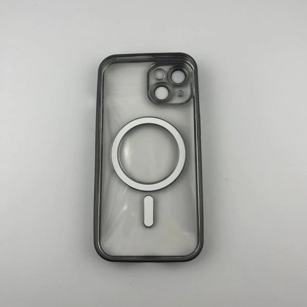 Чохол UMKU Shining with MagSafe для Apple iPhone 15 (Чорний)