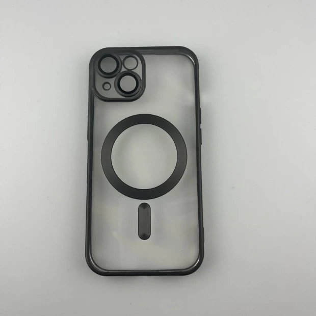 Чохол UMKU Shining with MagSafe для Apple iPhone 15 (Чорний)