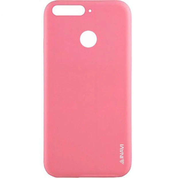 Силиконовый чехол iNavi Color Huawei Y6 (2018) (Розовый)