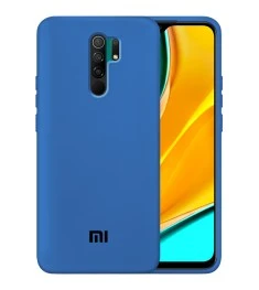 Силикон Original 360 Case Logo Xiaomi Redmi 9 (Кобальт)