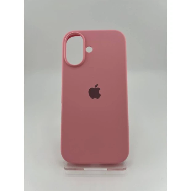 Силіконовий оригінальний круглий чохол для Apple iPhone 16 (36) у кольорі солодка рожевий