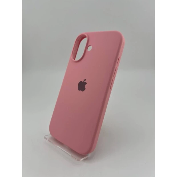 Силіконовий оригінальний круглий чохол для Apple iPhone 16 (36) у кольорі солодка рожевий